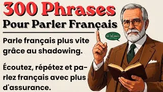 Miniature : 300 Sentences French Shadowing Practice (A1-B2) | Part 1 | Improve French Listening & Speaking 