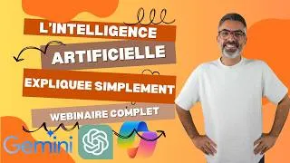 Miniature : 🤖 Intelligence Artificielle pour DÉBUTANTS : Webinaire complet (1h30) | Eazily