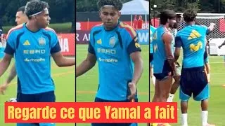 Miniature : Lamine Yamal fait preuve d'un véritable leadership lors de l'entraînement intensif en Espagne 