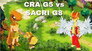 Miniature : Cra G5 vs sacri g8 + panda G7 pvp dofus retro !