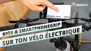 Miniature : Connecter le SmartphoneGrip à un Kiox 300 ou 500 pour utiliser les deux écrans en même temps.