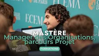 Miniature : Découvrez le Mastère Manager des Organisations, parcours Projet de l'ECEMA (Bac +4/5)