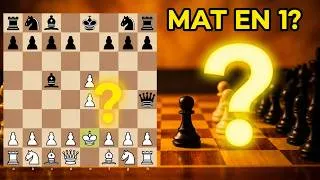 Miniature : Astuces géniales aux échecs : Trouveras-tu le mat en 1 ?