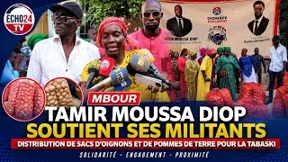 Miniature : Solidarité Tabaski : Tamir Moussa Diop en action à Mbour