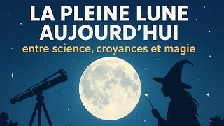 Miniature :  La pleine lune aujourd’hui : entre science, croyances et magie.