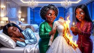 Miniature : ILS ONT BRÛLÉ SA ROBE DE MARIÉE LA  NUIT AVANT SON MARIAGE.. LEUR RAISON VOUS CHOQUERA