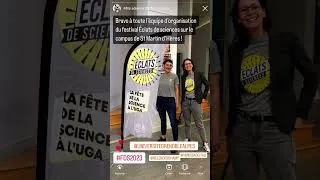 Miniature : Fête de la science en Isère 2023 - Les story Instagram à la Une