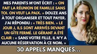 Miniature : MES PARENTS M'ONT ÉCRIT : « ON FAIT LA RÉUNION DE FAMILLE SANS TOI. ON VEUT LA PAIX. »