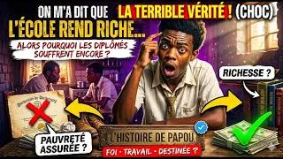 Miniature : “On m’a dit que l’école rend riche… alors pourquoi les diplômés souffrent encore ? Histoire de Papou