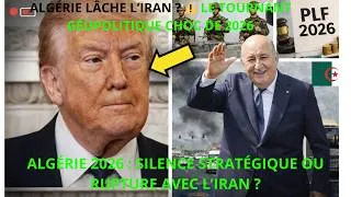 Miniature : ALGÉRIE LÂCHE L’IRAN ? ⚠️ Le tournant géopolitique choc de 2026
