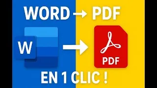 Miniature : Transformer un document Word en Pdf facilement (Astuce rapide !)