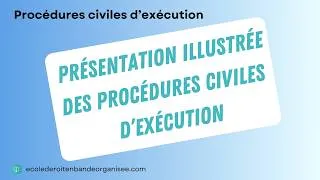 Miniature : Procédures civiles d'exécution (Présentation générale)