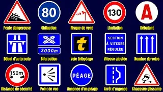 Miniature : Examen théorique spécial AUTOROUTE - Panneau de signalisation # Code de la route
