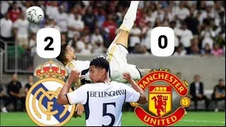 Miniature : ملخص مباراة ريال مدريد ومانشستر يونايتد الودية (2-0) اليوم 27/7/2023