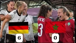 Miniature : ملخص انهيار المنتخب المغربي النسوي أمام الماكينات الألمانية بسداسيةفي ظهوره الاول بكاس العالم