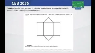 Miniature : Nouveautés du CEB 2026 en géométrie !