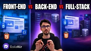 Miniature : Front-end vs Back-end vs Full-stack