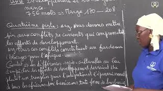 Miniature : Cours Français TleD Séq02d Production écrite de la contraction de texte