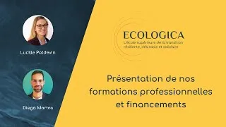 Miniature : Présentation de nos formations professionnelles et financements