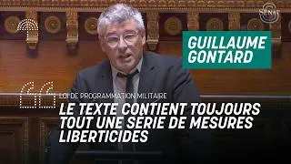 Miniature : Loi de programmation militaire : les Écologistes dénoncent un texte liberticide | Guillaume Gontard