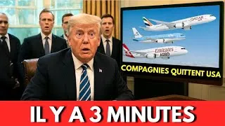 Miniature : Il y a 3 minutes : Trump explose, crise aérienne – la guerre commerciale frappe les aéroports US
