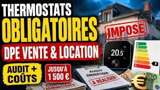 Miniature : 🏡 DPE vente et location, Thermostats obligatoires : les propriétaires pris au piège ?