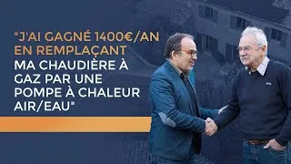 Miniature : "J'ai gagné 1400€/an en remplaçant ma chaudière à gaz par une pompe à chaleur air/eau"