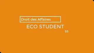 Miniature : #Vidéo 26 Droit des Affaires S5 : l'acceptation et l'endossement des chèques de garantie