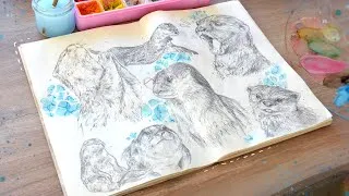 Miniature : SKETCHBOOK SESSION - Les Petites Loutres!