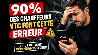 Miniature : 90 % des chauffeurs VTC font cette erreur… et ils restent dépendants d'Uber
