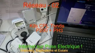 Miniature : Réseau - 02 - Kits CPL Tenda (P200 + PH3)