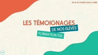 Miniature : Témoignages d'alumni de la formation en approche ESE - RS6109 - Mars 2024