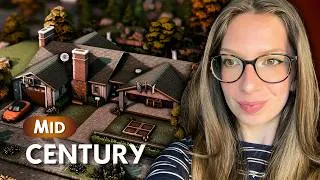 Miniature : Je meuble ma meilleure maison Mid-Century | Sims 4 Construction
