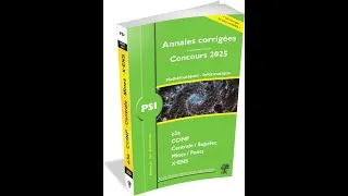 Miniature : Annales 2025 - PSI Mathématiques, Informatique - X-ENS Mines-Ponts Centrale-Supélec CCINP e3a