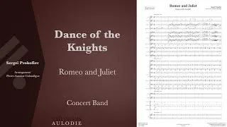 Miniature : Romeo and Juliet : Dance of the Knights - Sergueï Prokofiev (score for concert band)