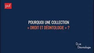 Miniature : Pourquoi une collection "Droit & Déontologie" ?