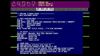 Miniature : Ayane tracker teaser - Amstrad CPC Demo Tool