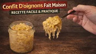 Miniature : Confit d'Oignons Fait Maison 🧅 RECETTE FACILE & PRATIQUE