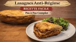 Miniature : Les Lasagnes 👨‍🍳 RECETTE FACILE & GRATINÉE !