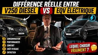 Miniature : Classe V250 vs EQV : Quelle Différence Réelle pour un Chauffeur VTC ? 🚐⚡️