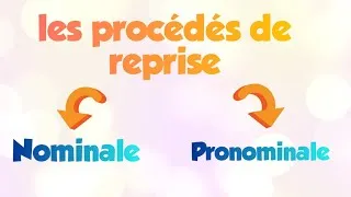 Miniature : Maîtriser les procédés de reprise : nominale et pronominale facilement !
