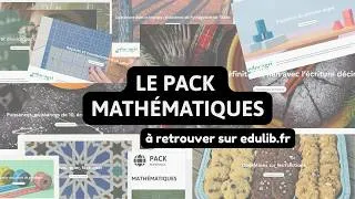 Miniature : Notre pack Mathématiques : quelles ressources, quels contenus ?