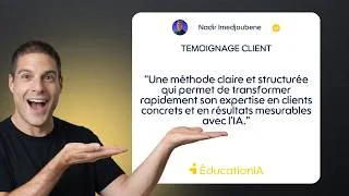 Miniature : Lancer son organisme de formation avec l’IA (témoignage client)