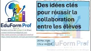 Miniature : Extrait du Webinaire : Travail collaboratif_Méthode Jigsaw puzzle   #pédagogie #collaboration