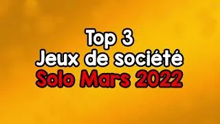 Miniature : TOP 3 Jeux Solo