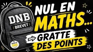 Miniature : DNB Maths : GAGNE DES POINTS FACILEMENT même si tu bloques sur l’exercice !