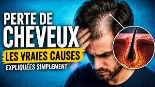 Miniature : PERTE DE CHEVEUX :  Les vraies causes expliquées simplement