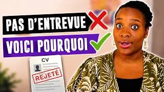 Miniature : Pourquoi ton CV est REJETÉ? (Et comment le corriger)
