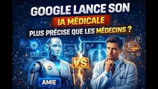 Miniature : AMIE, l’IA Médicale de Google EXPLIQUÉE SIMPLEMENT (La vérité)