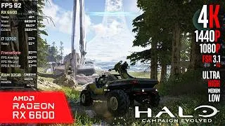 Miniature : RX 6600 | Halo: Campaign Evolved - 4K, 1440p, 1080p, FSR 3.1 + FG - Ultra, High, Medium, Low, V.Low